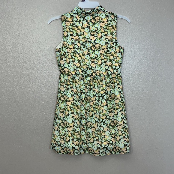 Volcom womans Floral Printed Dress Sleeveless Collared size M/12 - Picture 10 of 12